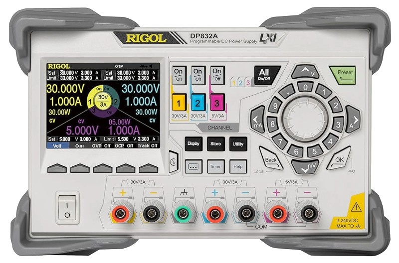 Rigol DP832A Triple Output Power Supply 195W